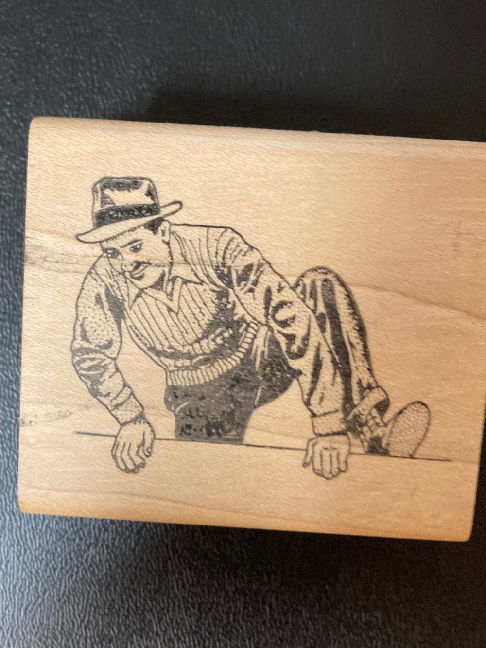 Rare vintage Ken Brown rubber stamp